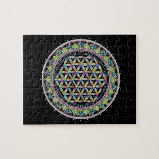 Blume des Lebens Puzzle (Horizontal)