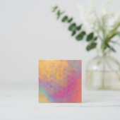 Blume des Lebens Quadratische Visitenkarte (Stehend Vorderseite)