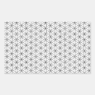 Blume des Lebens Rechteckiger Aufkleber