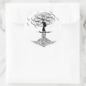 Blume des Lebens Runder Aufkleber (Tasche)