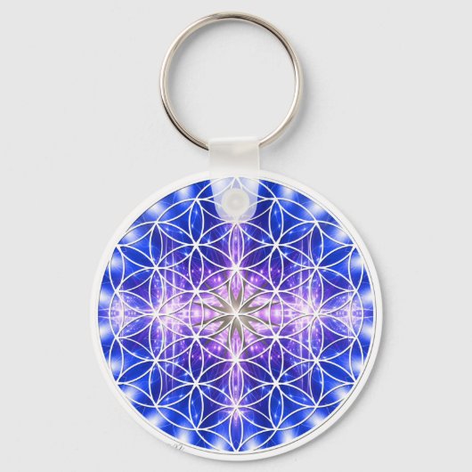 Blume des Lebens Schlüsselanhänger (Vorderseite)