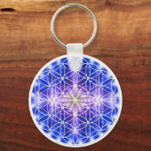 Blume des Lebens Schlüsselanhänger (Vorderseite)