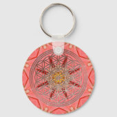 Blume des Lebens Schlüsselanhänger (Vorderseite)