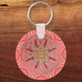 Blume des Lebens Schlüsselanhänger (Vorderseite)