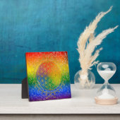 Blume des Lebens - Schmuckgold Fotoplatte (InSitu)