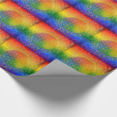 Blume des Lebens - Schmuckgold Geschenkpapier (Ecke)