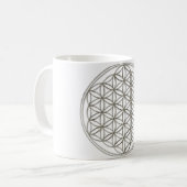 BLUME DES LEBENS - Silber Kaffeetasse (Vorderseite Links)