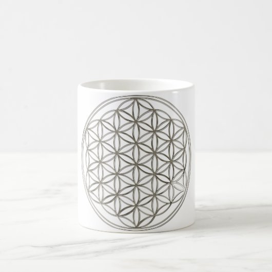 BLUME DES LEBENS - Silber Kaffeetasse (Mittel)