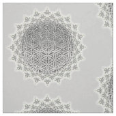 BLUME DES LEBENS - Silbermedaille Stoff (Muster)