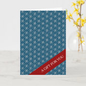 BLUME DES LEBENS - Silberstilmuster Karte (Gelbe Blume)