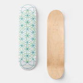 Blume des Lebens Skateboard (Vorderseite)