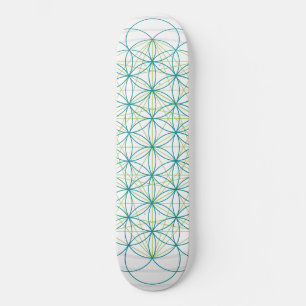 Blume des Lebens Skateboard