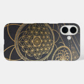 Blume des Lebens Spiralgeheimnis Case-Mate iPhone Hülle (Rückseite (Horizontal))