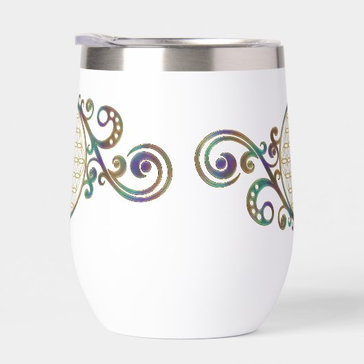 Blume des Lebens - Spiralschmuck 1 (Rechts)