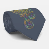 Blume des Lebens - Spiralschmuck 1 Krawatte (Gerollt)