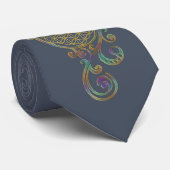 Blume des Lebens - Spiralschmuck 1 Krawatte (Gerollt)