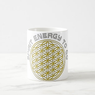 BLUME DES LEBENS - SPIRITUELLE ENERGIE KAFFEETASSE