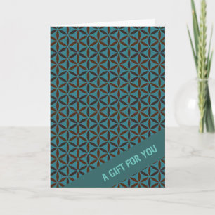 BLUME DES LEBENS - Stempel Muster 2 Karte