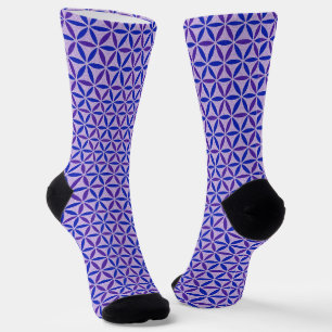 BLUME DES LEBENS - Stempel-Muster 4 Socken