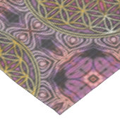 Blume des Lebens - Strickmuster V Tischdecke (Schrägansicht)