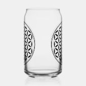 BLUME DES LEBENS - Symbol der heiligen Geometrie, Dosenglas (Links)