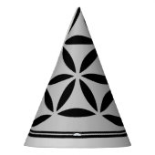 BLUME DES LEBENS - Symbol der heiligen Geometrie,  Partyhütchen (Links)