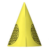 BLUME DES LEBENS - Symbol der heiligen Geometrie,  Partyhütchen (Rückseite)