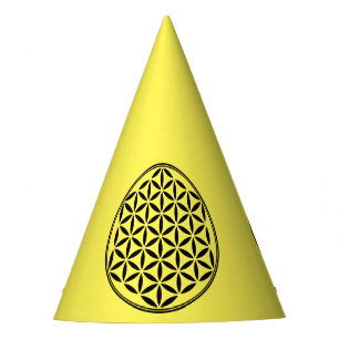 BLUME DES LEBENS - Symbol der heiligen Geometrie,  Partyhütchen