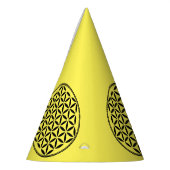 BLUME DES LEBENS - Symbol der heiligen Geometrie,  Partyhütchen (Links)