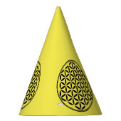 BLUME DES LEBENS - Symbol der heiligen Geometrie,  Partyhütchen (Rechts)