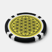 BLUME DES LEBENS - Symbol der heiligen Geometrie, Pokerchips (Einzeln)