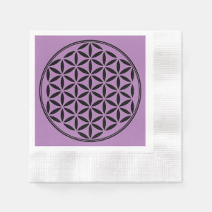BLUME DES LEBENS - Symbol der heiligen Geometrie,  Serviette