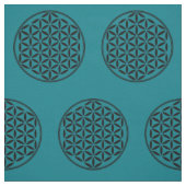 BLUME DES LEBENS - Symbol der heiligen Geometrie, Stoff (Muster)