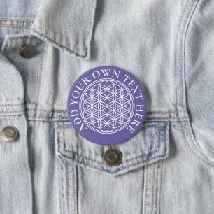 BLUME DES LEBENS - Symbol der Heiligen Geometrie U Button