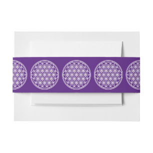 BLUME DES LEBENS - Symbol der Heiligen Geometrie U Einladungsbanderole