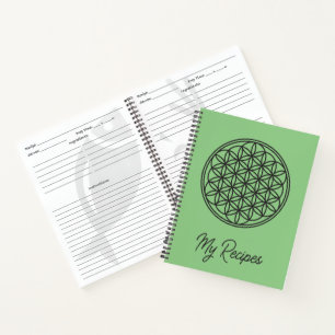 BLUME DES LEBENS - Symbol der Heiligen Geometrie U Notizblock