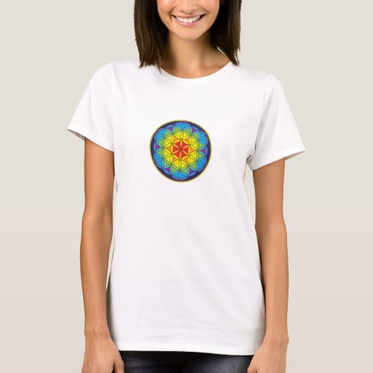 Blume des Lebens T-Shirt (Vorderseite)