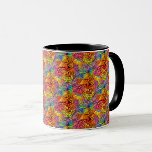 Blume des Lebens Tasse (VorderseiteRechts)