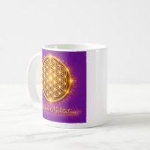 Blume-des-Lebens-Tasse Kaffeetasse (Vorderseite Links)
