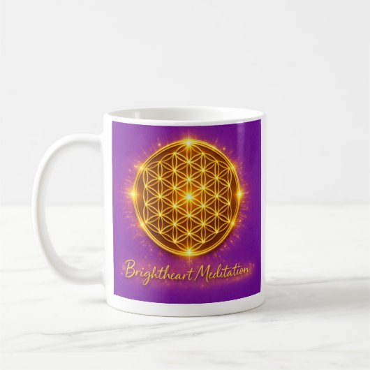 Blume-des-Lebens-Tasse Kaffeetasse (Links)
