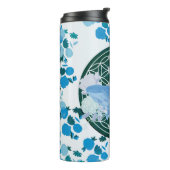 Blume des Lebens Thermosbecher (Nach links gedreht)