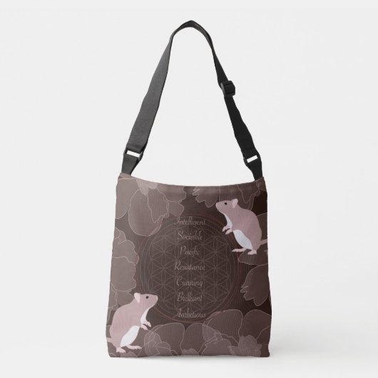 Blume des Lebens Tragetaschen Mit Langen Trägern (Vorderseite)