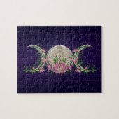 Blume des Lebens Triple Moon Puzzle (Horizontal)