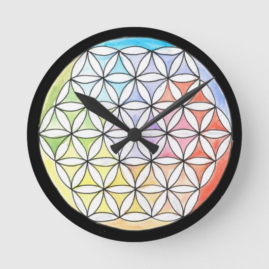 Blume des Lebens Uhr (Vorderseite)