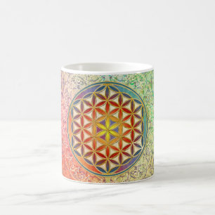 Blume des Lebens - Verzierung I Kaffeetasse