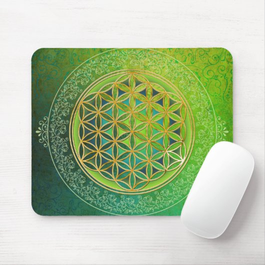 Blume des Lebens - Verzierung II Mousepad (Mit Mouse)
