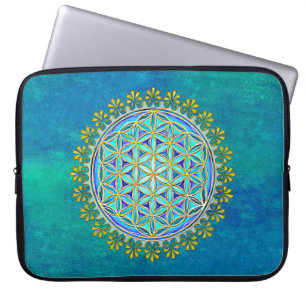 Blume des Lebens - Vintage Blossom - Ornamente 1 Laptopschutzhülle