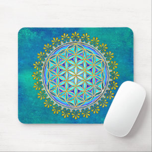 Blume des Lebens - Vintage Blossom - Ornamente 1 Mousepad