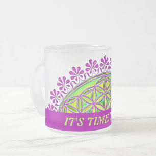 Blume des Lebens - Vintage Blossom - Ornamente 2 Mattglastasse