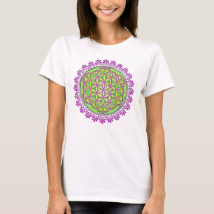 Blume des Lebens - Vintage Blossom - Ornamente 2 T-Shirt